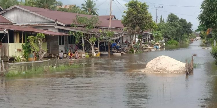 Banjir Melanda rumah Warga di Kabupaten Aceh Singkil