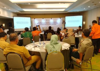 Kegiatan Sosialisasi Petunjuk Pelaksanaan Pemberian Bantuan Hunian Sementara Bagi Pengungsi Korban Bencana di Jakarta