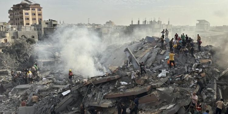 Kerusakan di Gaza akibat serangan Israel