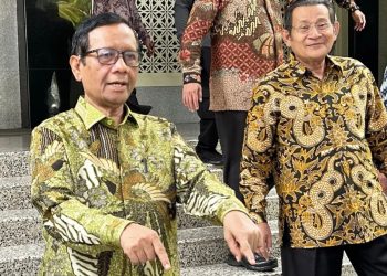 Menkopolhukam Mahfud MD Saat Memberikan Keterangan kepada Media di Universitas Brawijaya
