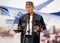 Menparekraf Sandiaga Uno saat Inauguration Flight Egypt Air di Terminal 3 Bandara Soekarno Hatta, Tangerang Banten