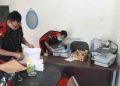 Penggeledahan di Kantor Jogja Eco Wisata Candibinangun, Pakem, Sleman