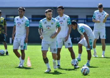 Persib Bandung Sedang Mengikuti Sesi Latihan