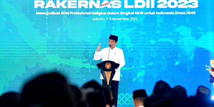 Presiden Joko Widodo secara resmi membuka Rapat Kerja Nasional Lembaga Dakwah Islam Indonesia