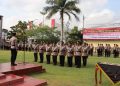 Kapolres Gunungkidul Pimpin Upacara Serah Terima Jabatan 10 Pejabat Kunci