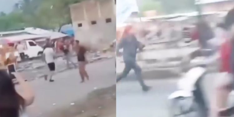 Viral bentrokan massa pro Israel dan pro Palestina terjadi di Kota Bitung