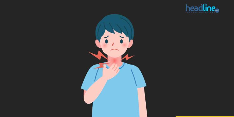 gambar radang tenggorokan