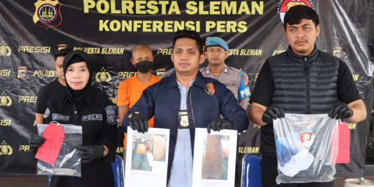 polresta sleman rilis ungkap kasus tindak pidana penganiayaan