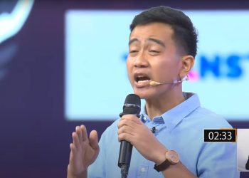 Gibran Rakabuming Raka saat Debat Calon Wakil Presiden Pemilu Tahun 2024