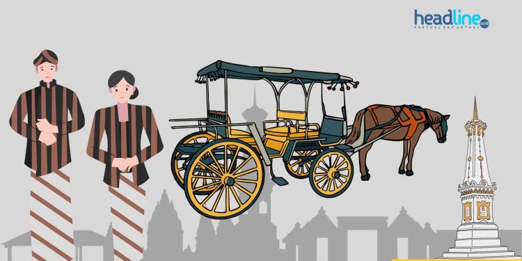 Ilustrasi Pakaian adat dan budaya Jogja