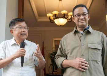 Jusuf Kalla bertemu Anies di kediamannya, Jalan Brawijaya, Jaksel, Sabtu (7/10/2023)