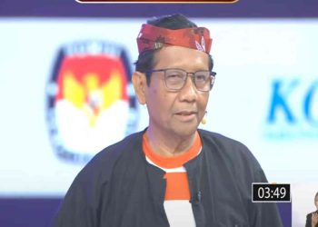 Mahfud MD saat Debat Kedua