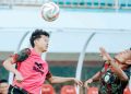 Pemain PSS Sleman sedang Melakukan Latihan