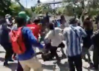 Tangkapan Layar Kericuhan di Papua