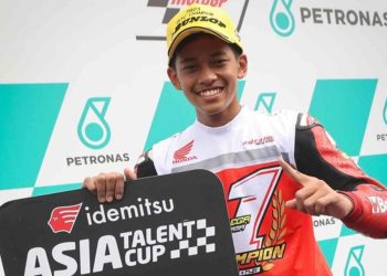 Veda Ega Pratama Pembalap Asal Gunungkidul juara Asia Talent Cup 2023