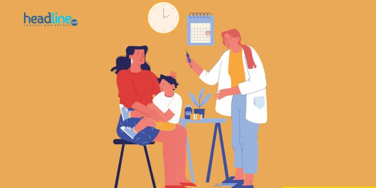 Ilustrasi Gambar Imunisasi Anak