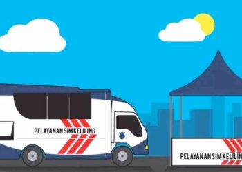 Ilustrasi Gambar Pelayanan SIM Keliling