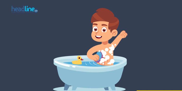 Ilustrasi Mandi Wajib