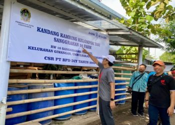 Penjabat Wali Kota Jogja Singgih Raharjo meninjau Kelompok Tani Sanggrahan 59 Farm Kelurahan Giwangan
