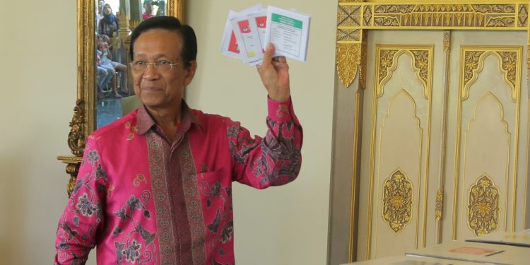 Sultan HB X dalam Pemilu tahun 2019