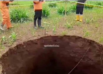 Tanah Berlubang di Rongkop Gunungkidul