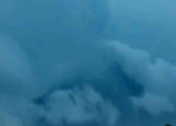 Tangkapan Layar Luapan Lahar Gunung Merapi