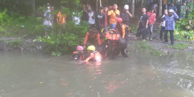 Tim SAR Gabungan Menemukan Korban Anak 13 Tahun Tengelam di Sungai Konteng Bantul