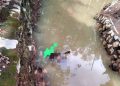 penemuan sosok jenazah di aliran sungai Kemorosari, Piyaman, Wonosari, Gunungkidul
