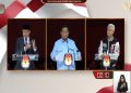Calon Presiden Sedang Melakukan Debat Ke Lima
