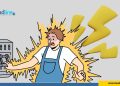 Ilustrasi Gambar Tersengat Listrik