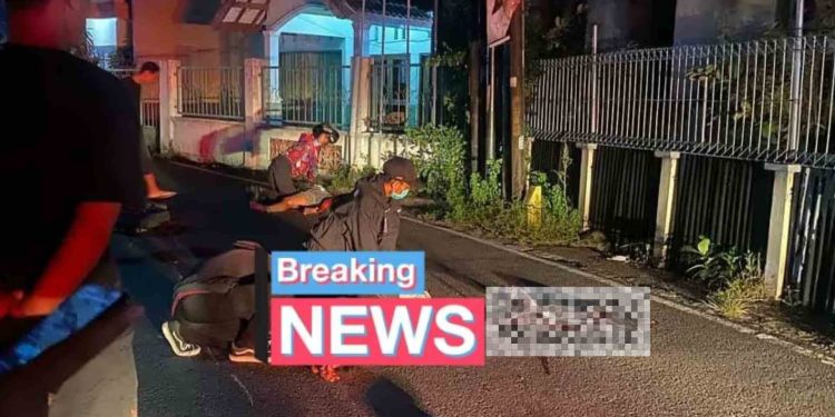 Kecelakaan tunggal di Pasar Colombo Sleman