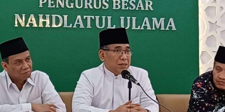 Ketua Umum PBNU Yahya Cholil Staquf atau Gus Yahya