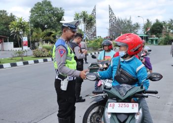 Polres Bantul dalam pelaksanaan Operasi Keselamatan Progo 2024