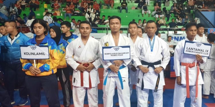 Tim karateka Korpolairud Baharkam Polri sabet medali emas, perak dan perunggu setelah berhasil meraih kemenangan pada Kejuaraan Kasal Cup 2024 di Gelanggang Remaja Jakarta Utara