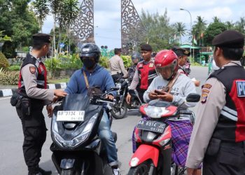 Foto Polres Bantul dalam Operasi Keselamatan 2024