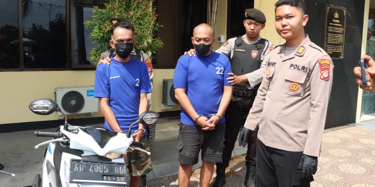 Polres bantul menangkap pelaku