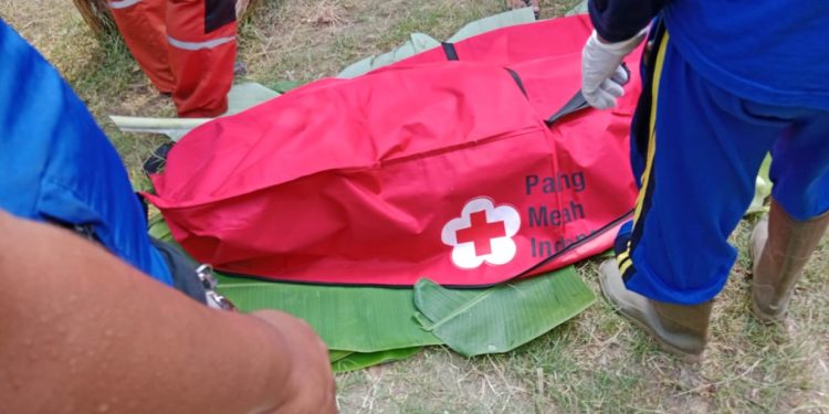 Tim SAR Gabungan Berhasil Menemukan Korban Tengelam Di Sungai OYO saat memancing