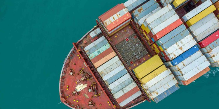 Ilustrasi Gambar import barang