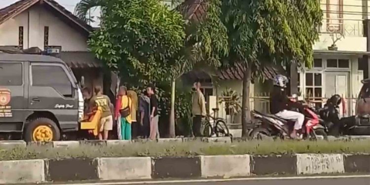 Orang Tercebur Sumur di utara SMP 3 Gamping Sleman Yogyakarta
