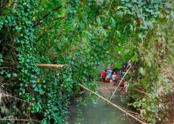 Warga Polengan Bokoharjo Prambanan digemparkan dengan penemuan jasad seorang pria yang tenggelam di Sungai Kaligawe