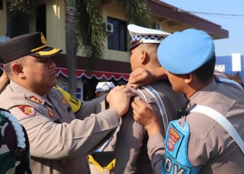 Apel Gelar Pasukan ops Patuh 2024 di Wilayah Polres Bantul
