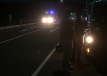 Polres Bantul Menertibkan Pengendara Truk Ugal-ugalan di Jalan Jalur Lintas Selatan