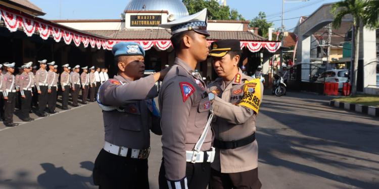 Polresta Yogyakarta Melakukan Apel Gelar Pasukan Ops Progo 2024