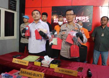Polresta Yogyakarta Melakukan rilis kasus penangkapan penipuan motif gendam