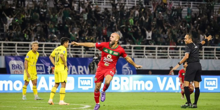 Gol Penentu Rashid di Menit Akhir Bawa Persebaya Kalahkan Barito
