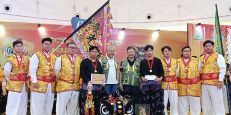 Dentuman Gemuruh Barongsai Semarakkan Piala Presiden Jakarta