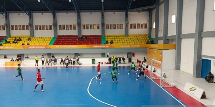 Pertarungan sengit, NTT Bungkam Jatim di Pembukaan Futsal PON