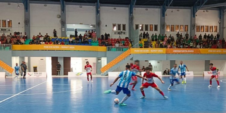 Pertempuran Ketat di Lapangan: Futsal Aceh Imbangi Papua Pegunungan