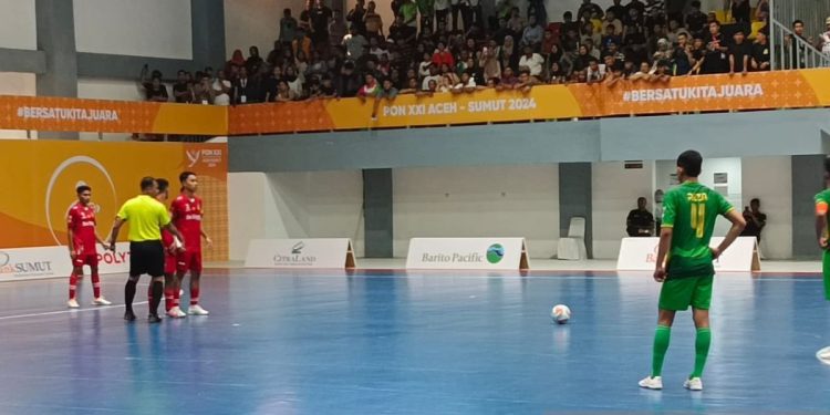 Pertarungan Sengit: Sumatera Utara dan NTT Berakhir Seri dalam Duel Futsal PON