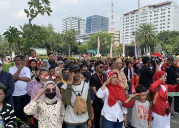 Bendera Berkibar, Semarak Merdeka di Pelukan Istana
